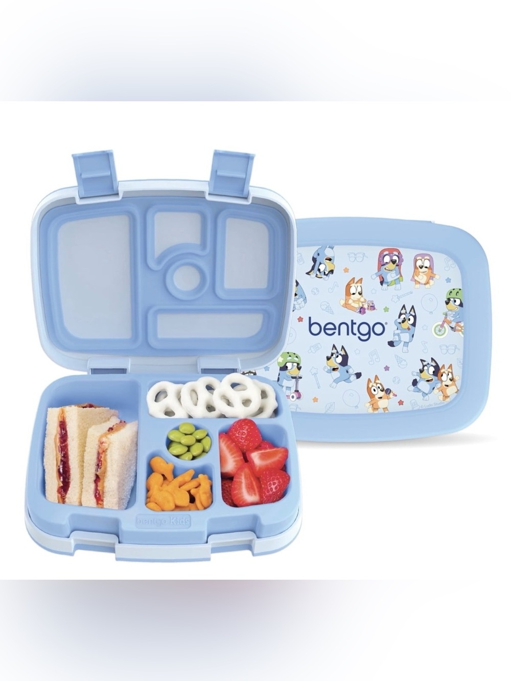 Bentgo Kids Bento Box - Blue Compartmental Lunchbox